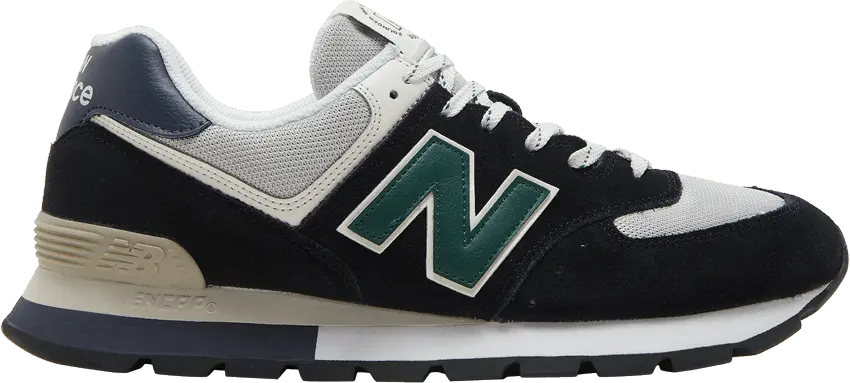  New Balance 574 Rugged Black Green