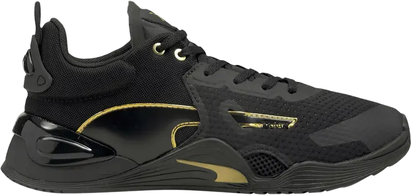  Puma Wmns Fuse Moto &#039;Black Team Gold&#039;