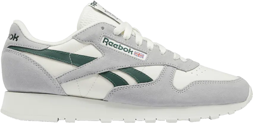  Reebok Classic Leather &#039;Pure Grey Dark Green&#039;