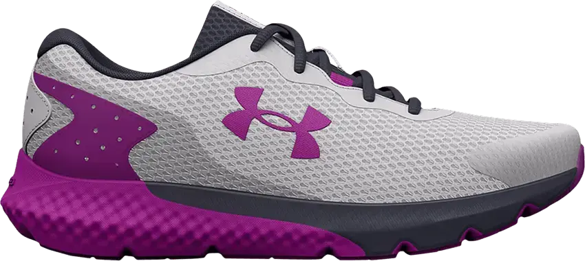  Under Armour Charged Rogue 3 GS &#039;Halo Grey Strobe&#039;