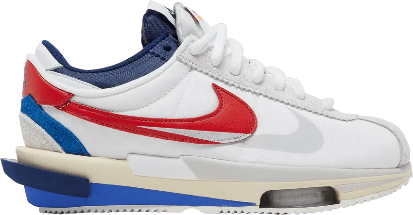  Nike Zoom Cortez SP sacai White University Red Blue