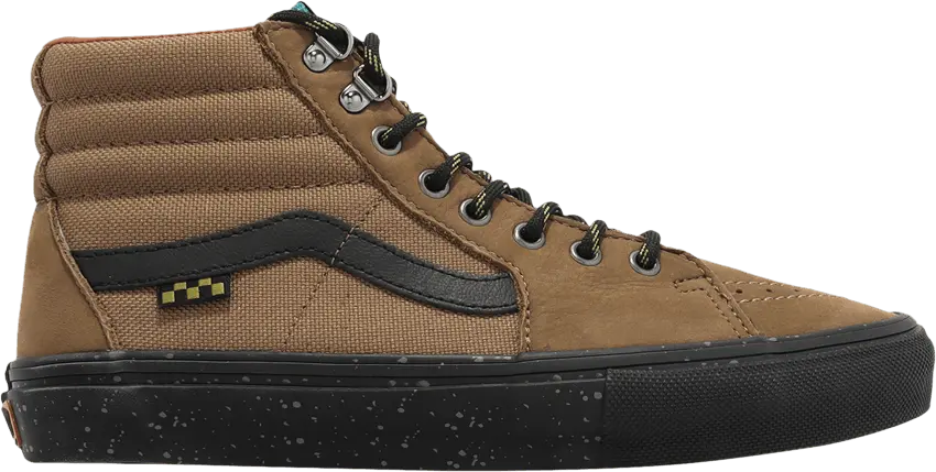  Vans Skate Sk8-Hi &#039;Outdoor Brown Black&#039;