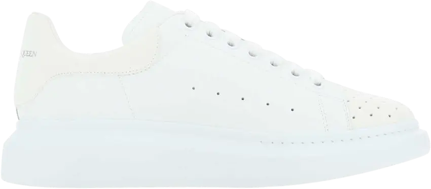  Alexander Mcqueen Alexander McQueen Oversized Sneaker &#039;White Perforated Toe&#039;