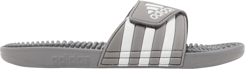  Adidas Adissage Slide &#039;Grey White&#039;
