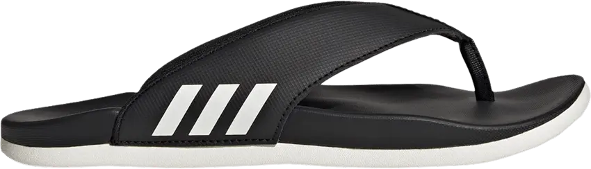  Adidas Wmns Adilette Comfort Flip Flop &#039;Black White&#039;