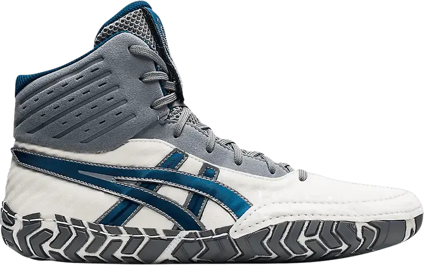 Asics Aggressor 4 &#039;White Mako Blue&#039;