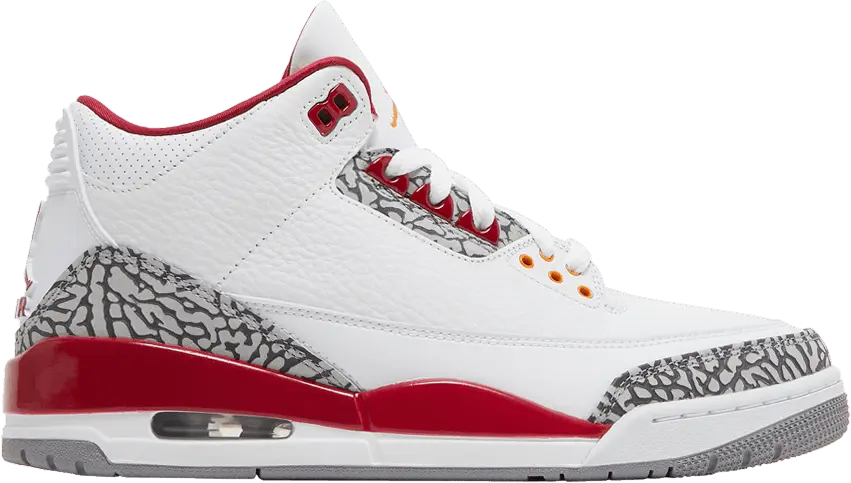  Jordan 3 Retro Cardinal Red