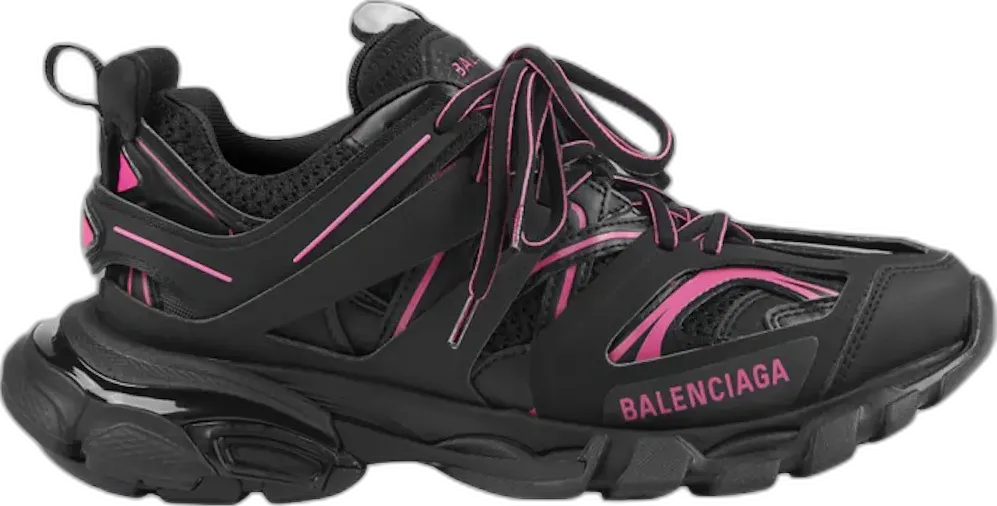  Balenciaga Track Washed Black Pink (Women&#039;s)