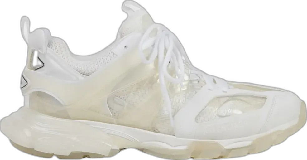  Balenciaga Track Clear Sole White (Women&#039;s)