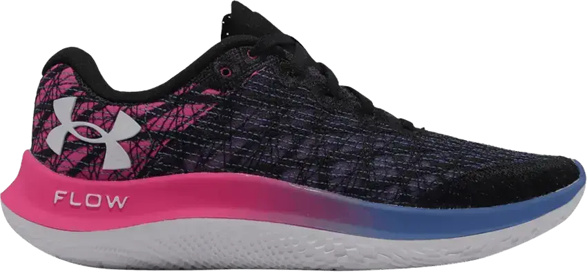  Under Armour Wmns Flow Velociti Wind &#039;Black Electro Pink&#039;