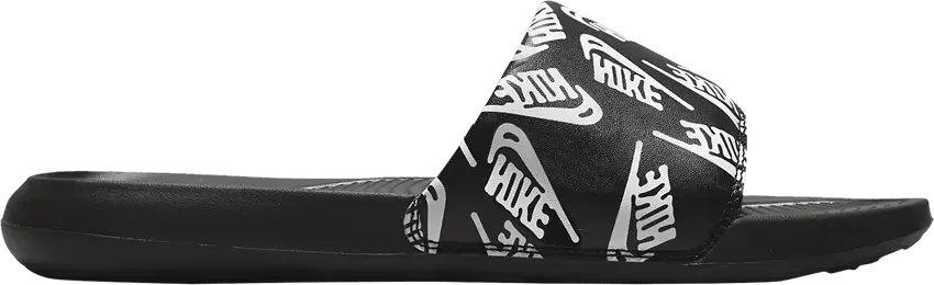  Nike Victori One Slide &#039;Repeat Logo - Black White&#039;