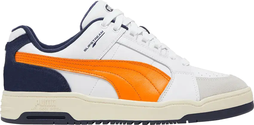  Puma Slipstream Lo Retro &#039;White Vibrant Orange&#039; Sample