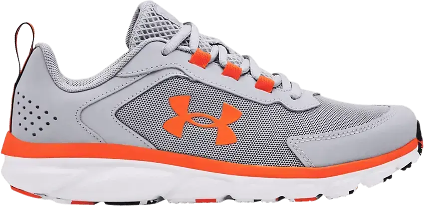  Under Armour Assert 9 GS &#039;Mod Grey White&#039;