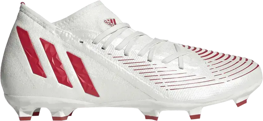  Adidas Predator Edge.3 FG &#039;Off White Vivid Red&#039;