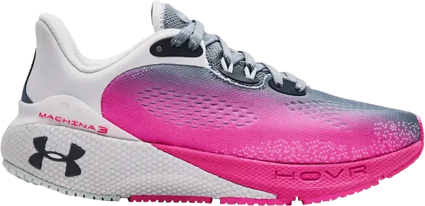  Under Armour Wmns HOVR Machina 3 Daylight &#039;White Electro Pink&#039;