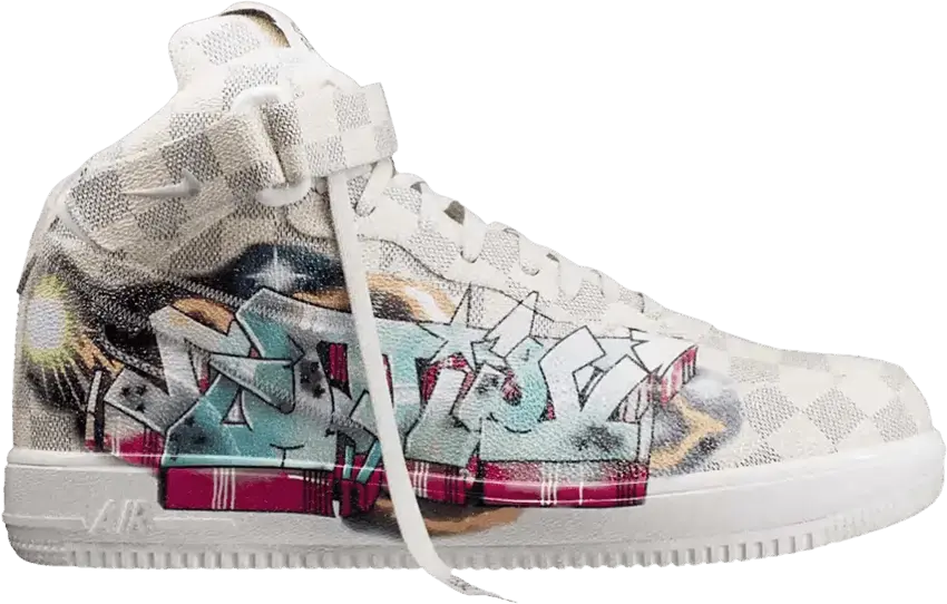  Nike Louis Vuitton x Air Force 1 Mid &#039;Graffiti&#039;