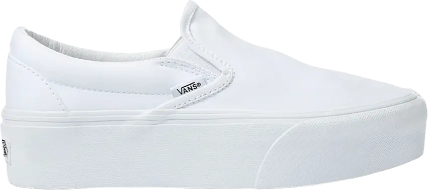  Vans Classic Slip-On Stackform &#039;White&#039;