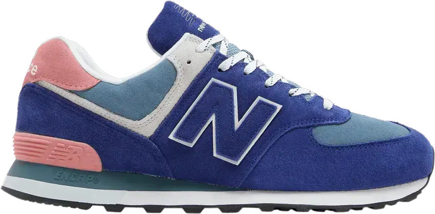  New Balance 574 Navy Natural Pink