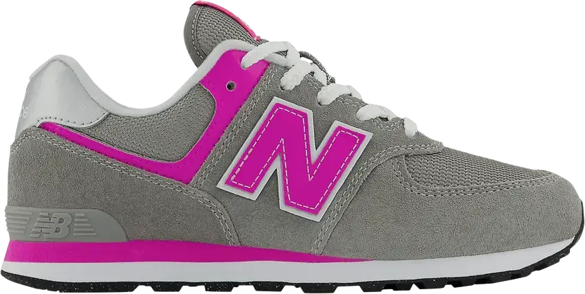  New Balance 574 Big Kid &#039;Core Pack - Grey Pink&#039;