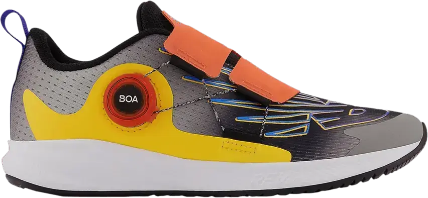  New Balance FuelCore Reveal v3 BOA Big Kid Wide &#039;Black Vibrant Orange&#039;