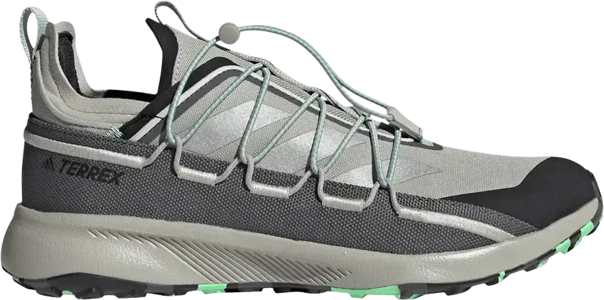  Adidas Terrex Voyager 21 Canvas &#039;Metal Grey Beam Green&#039;
