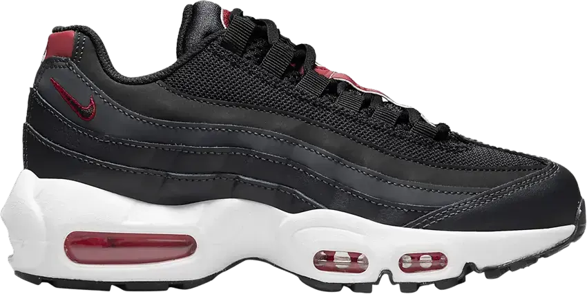  Nike Air Max 95 Recraft Anthracite Team Red (GS)