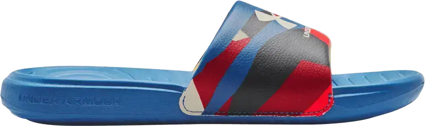  Under Armour Wmns Ansa Graphic Slide &#039;Victory Blue Beta&#039;