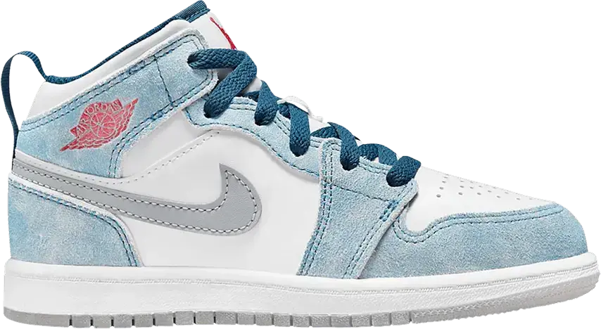  Jordan 1 Mid SE French Blue Light Steel (PS)