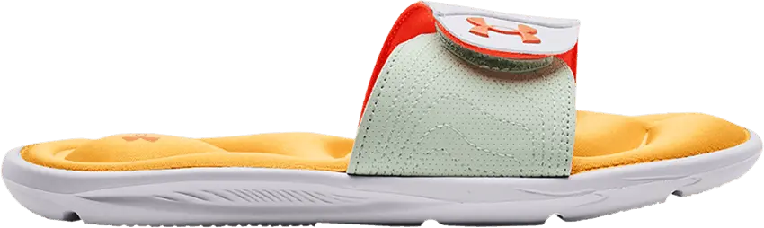  Under Armour Wmns Ignite 9 Slide &#039;White Orange Ice&#039;