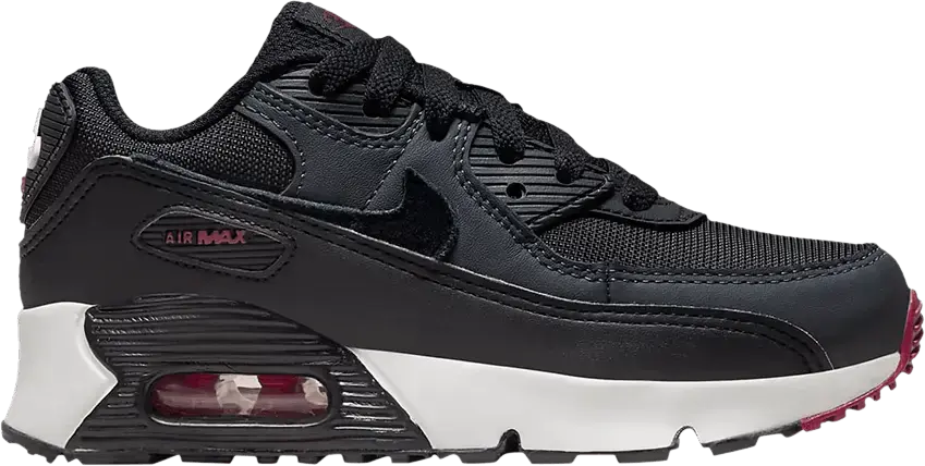  Nike Air Max 90 LTR Anthracite Team Red (PS)