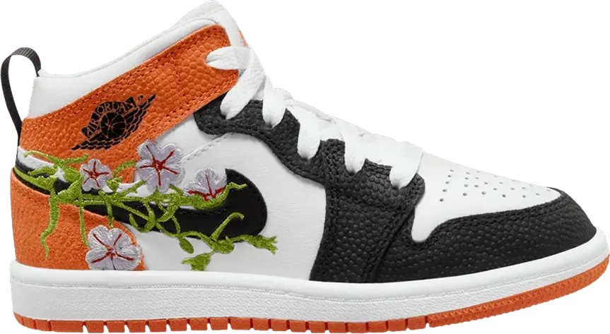  Jordan 1 Mid SE Basketball Blossom (PS)