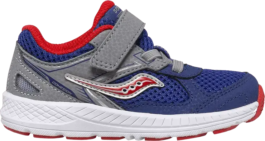 Saucony Cohesion 14 A/C Little Kid &#039;Navy Red&#039;