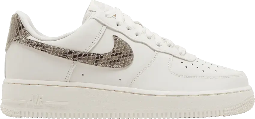  Nike Air Force 1 Low &#039;07 Snakeskin Phantom (Women&#039;s)