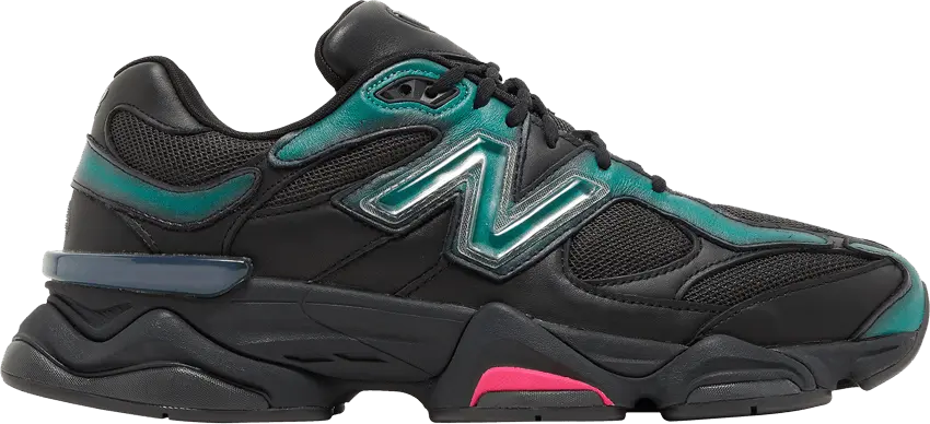  New Balance 9060 Mowalola Burglarwear Black Teal Pink