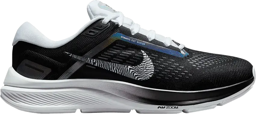  Nike Wmns Air Zoom Structure 24 &#039;Black Zebra Iridescent&#039;