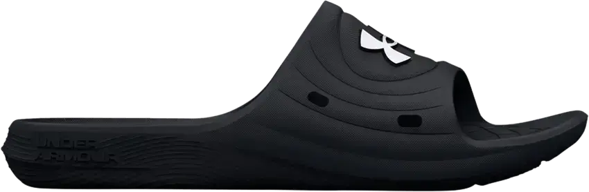 Under Armour Wmns Locker 4 Slide &#039;Black White&#039;