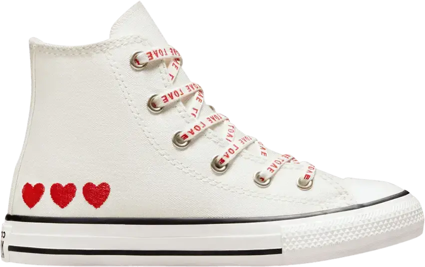  Converse Chuck Taylor All Star Crafted High PS &#039;Embroidered Hearts&#039;