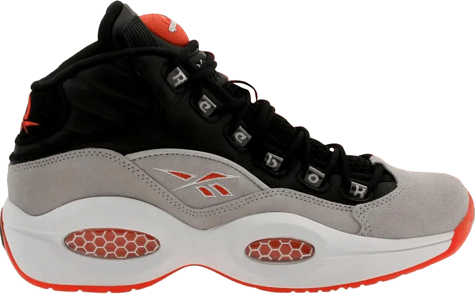  Reebok Pump Question Black Steel Orange