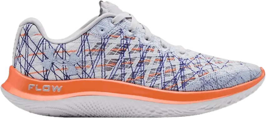  Under Armour Wmns Flow Velociti Wind &#039;Halo Grey Blaze Orange&#039;