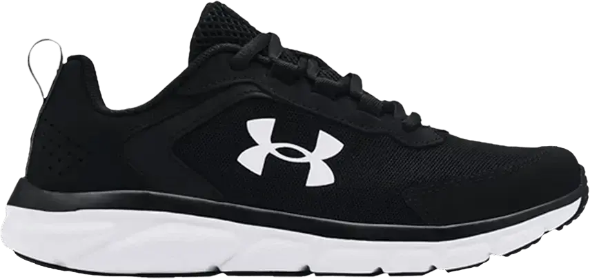  Under Armour Assert 9 GS &#039;Black White&#039;