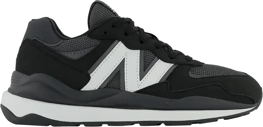  New Balance 57/40 Little Kid &#039;Black White&#039;