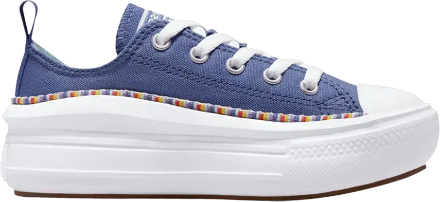  Converse Chuck Taylor All Star Move Platform Low PS &#039;Friendship Bracelet - Washed Indigo&#039;