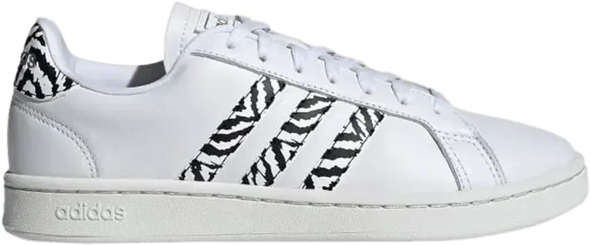  Adidas Wmns Grand Court &#039;Zebra&#039;