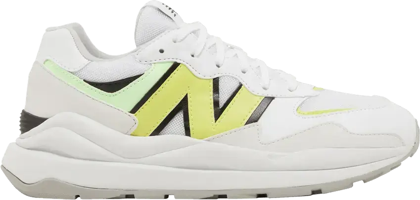  New Balance 57/40 Big Kid &#039;White Lemonade&#039;