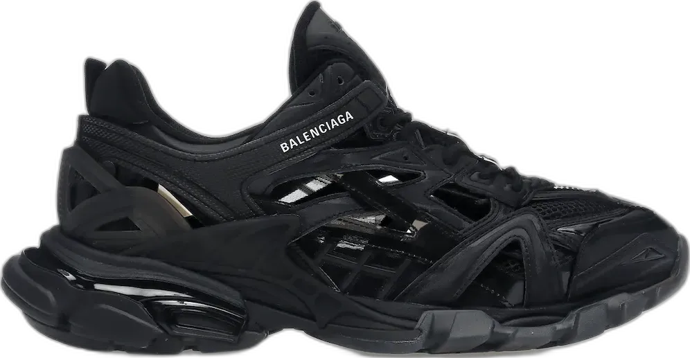  Balenciaga Track.2 Clear Sole Black