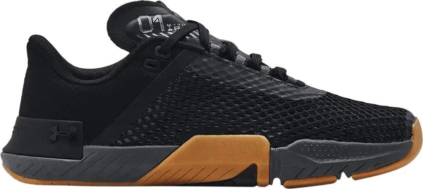  Under Armour TriBase Reign 4 &#039;Black Pitch Grey&#039;