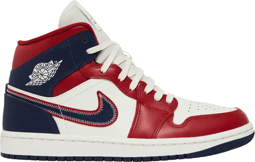  Jordan 1 Mid USA (2022) (Women&#039;s)