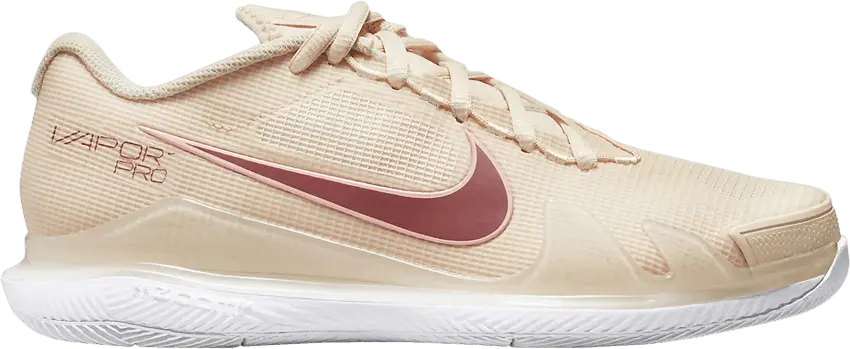  Wmns NikeCourt Air Zoom Vapor Pro &#039;Pearl White Bleached Coral&#039;