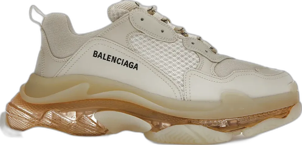  Balenciaga Triple S Clear Sole Off White