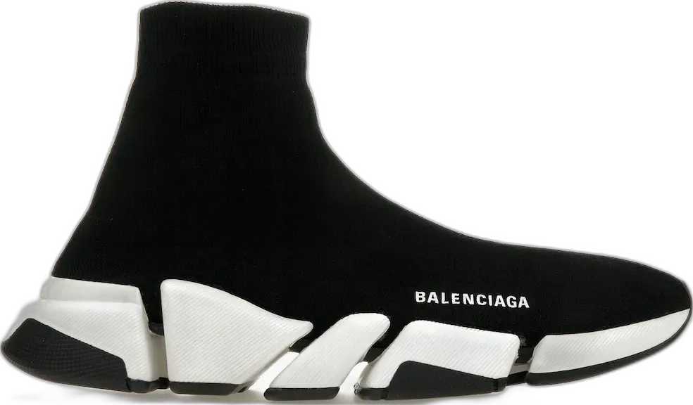  Balenciaga Speed 2.0 Black White